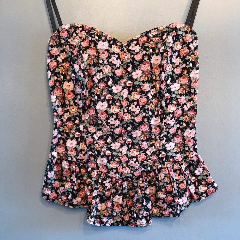 Floral crop top